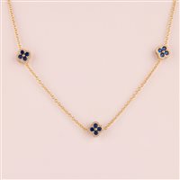 Halskette Ultima Edizione Dame tiffany in Silber CAO4653-GIALLA-BLU - CAO4653-GIALLA-BLU